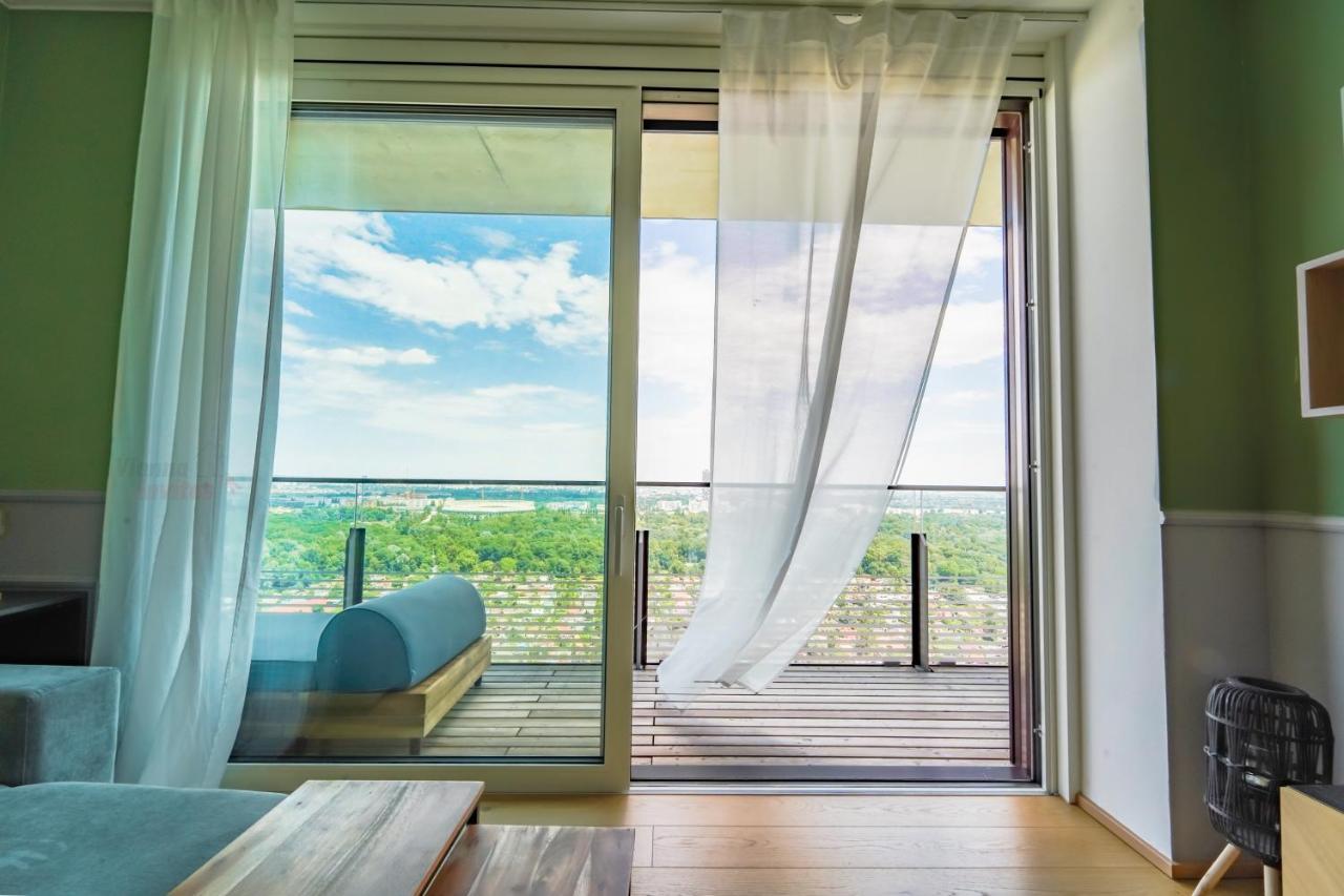 Triiiple 7Heaven - Amazing View On Top Floor With Rooftop Pool ウィーン エクステリア 写真
