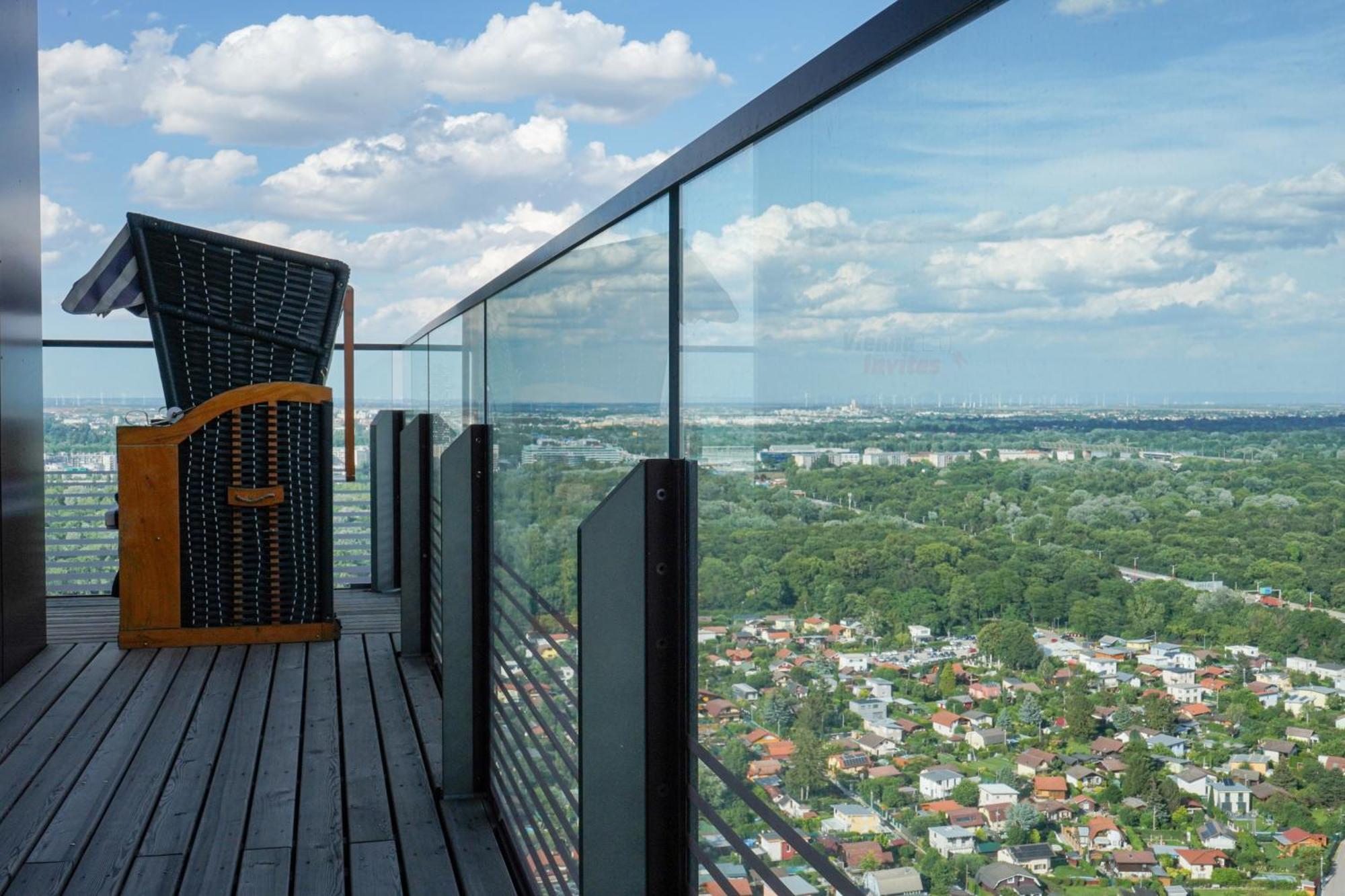 Triiiple 7Heaven - Amazing View On Top Floor With Rooftop Pool ウィーン エクステリア 写真